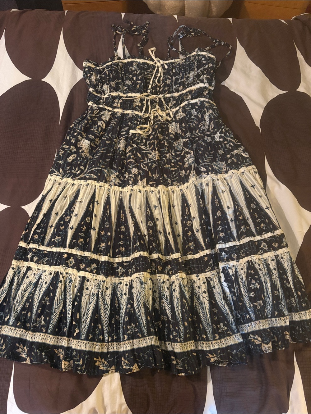 Ulla Johnson Indah Printed Midi Dress Size 12